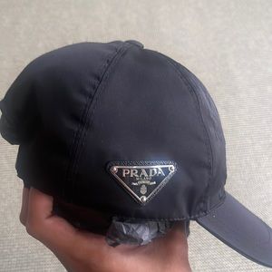 Nylon Prada cap